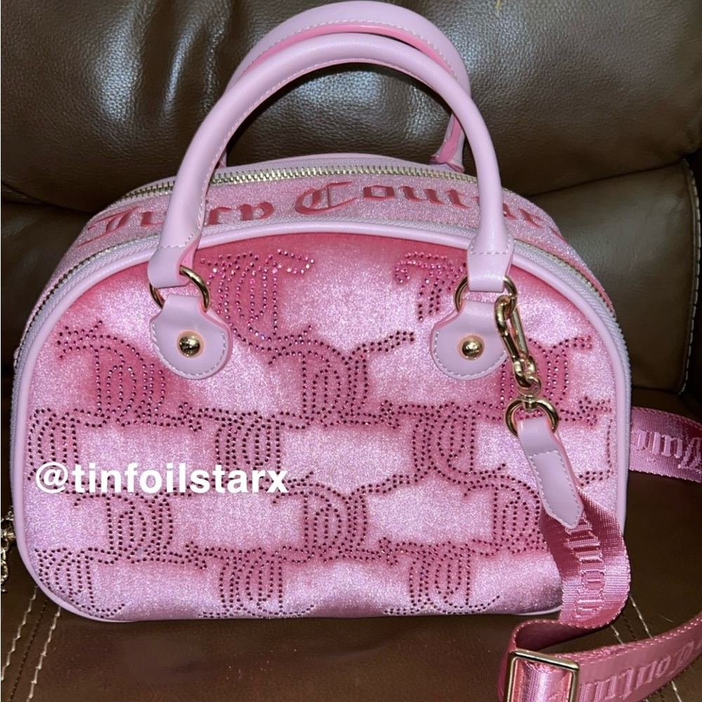 *SOLD* Juicy Couture rambling vel bowler from Europe NWOT